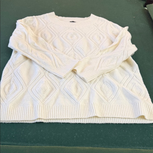 Talbots Tops - Talbots Cream Textured Sweatshirt. CAJA. #3
